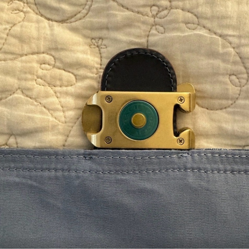 Vintage Coach Denim Shoulder Bag - Picture 8 of 11